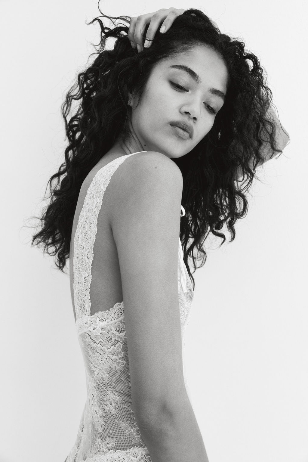 Body de encaje con escote profundo - H&m фото 3