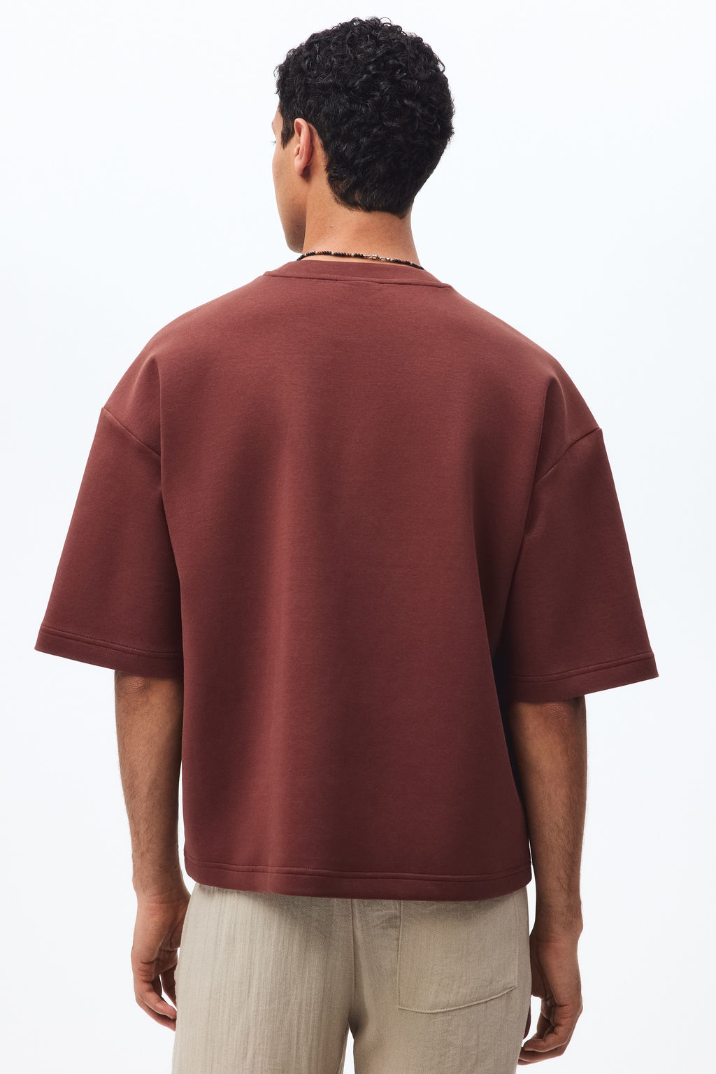 Camiseta efecto neopreno Oversized Fit - H&m фото 9
