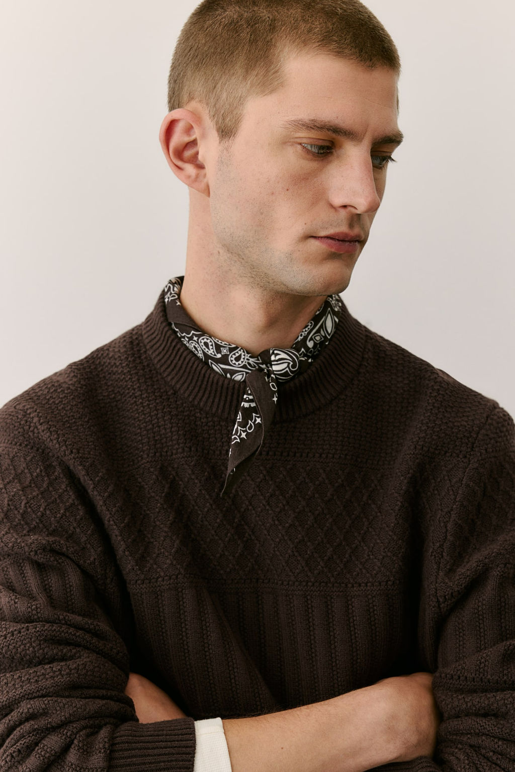 Regular Fit Textured-knit jumper - H&m фото 4