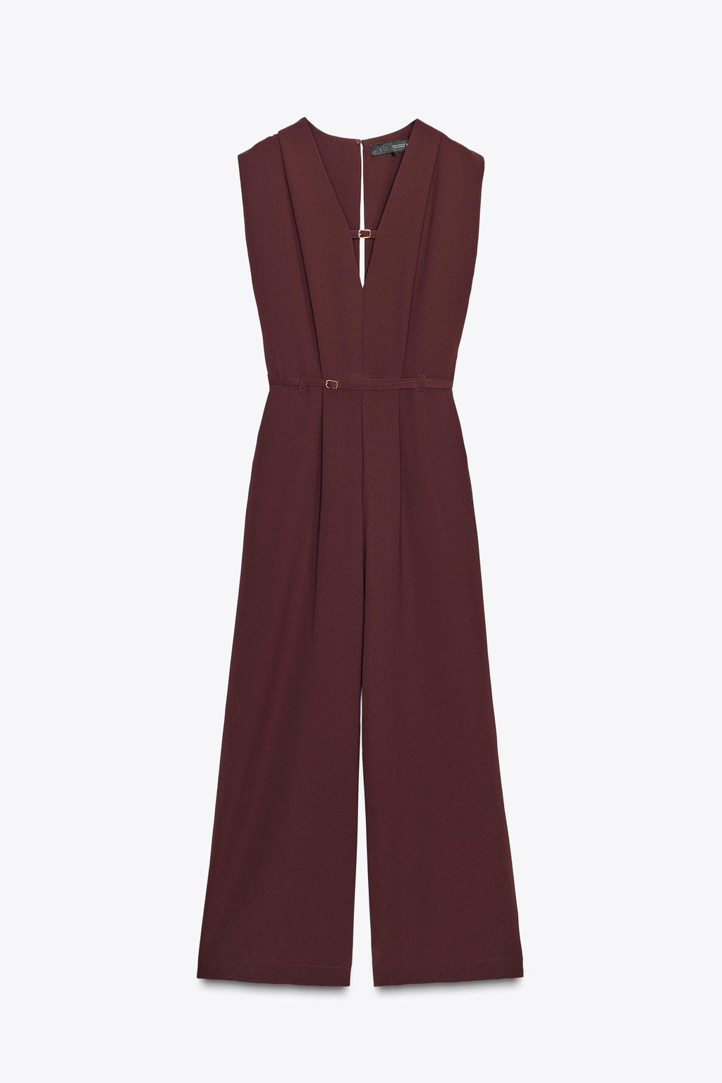 WIDE-LEG JUMPSUIT WITH BELT - Zara фото 10