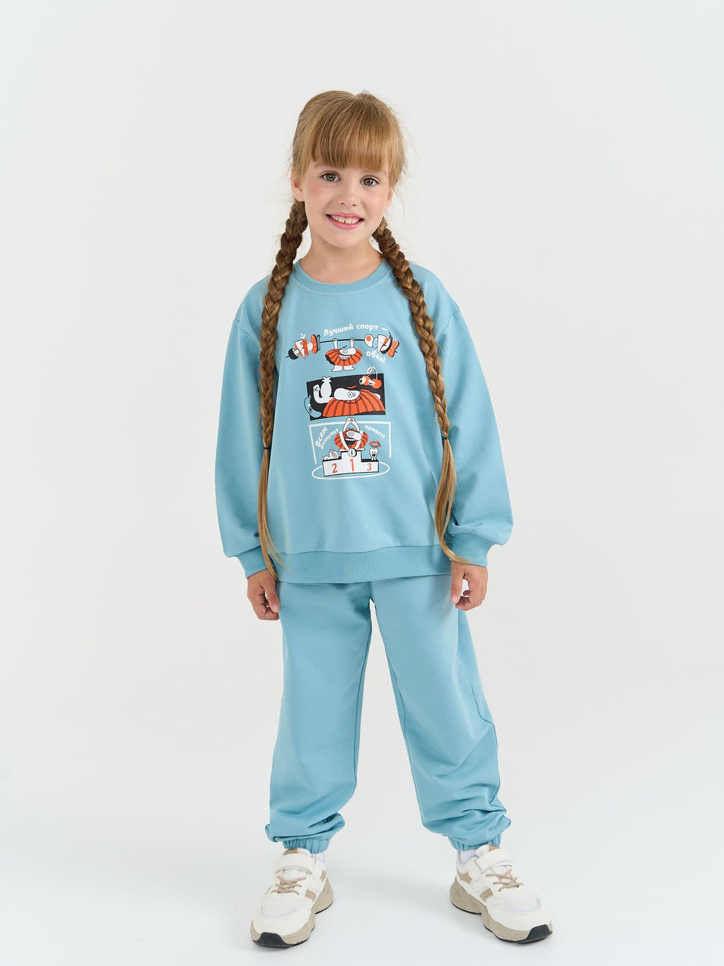 Свитшот Бодо Бородо Аква облегченный - Bungly фото 7