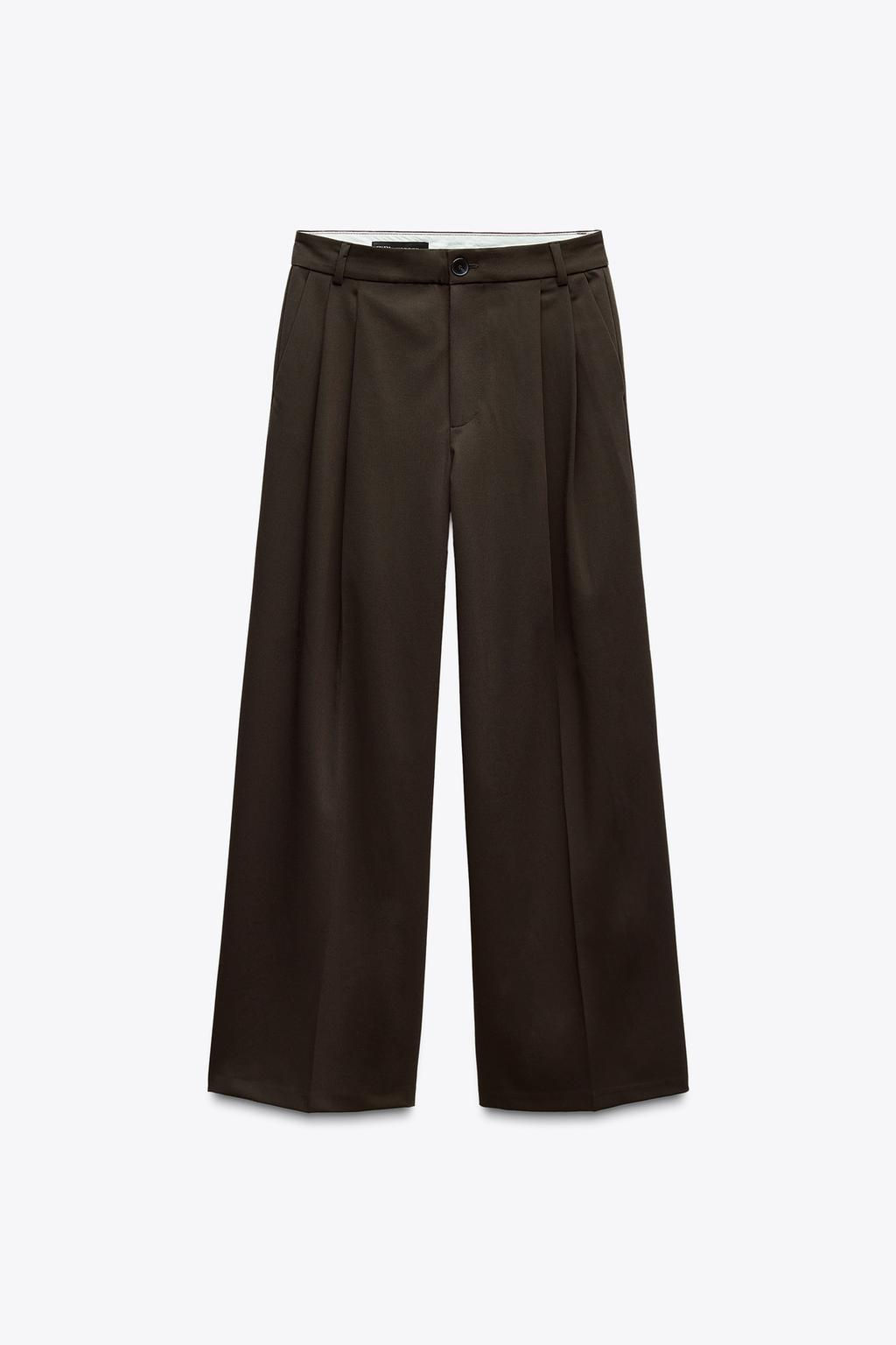 DOUBLE PLEAT TROUSERS - Zara фото 13