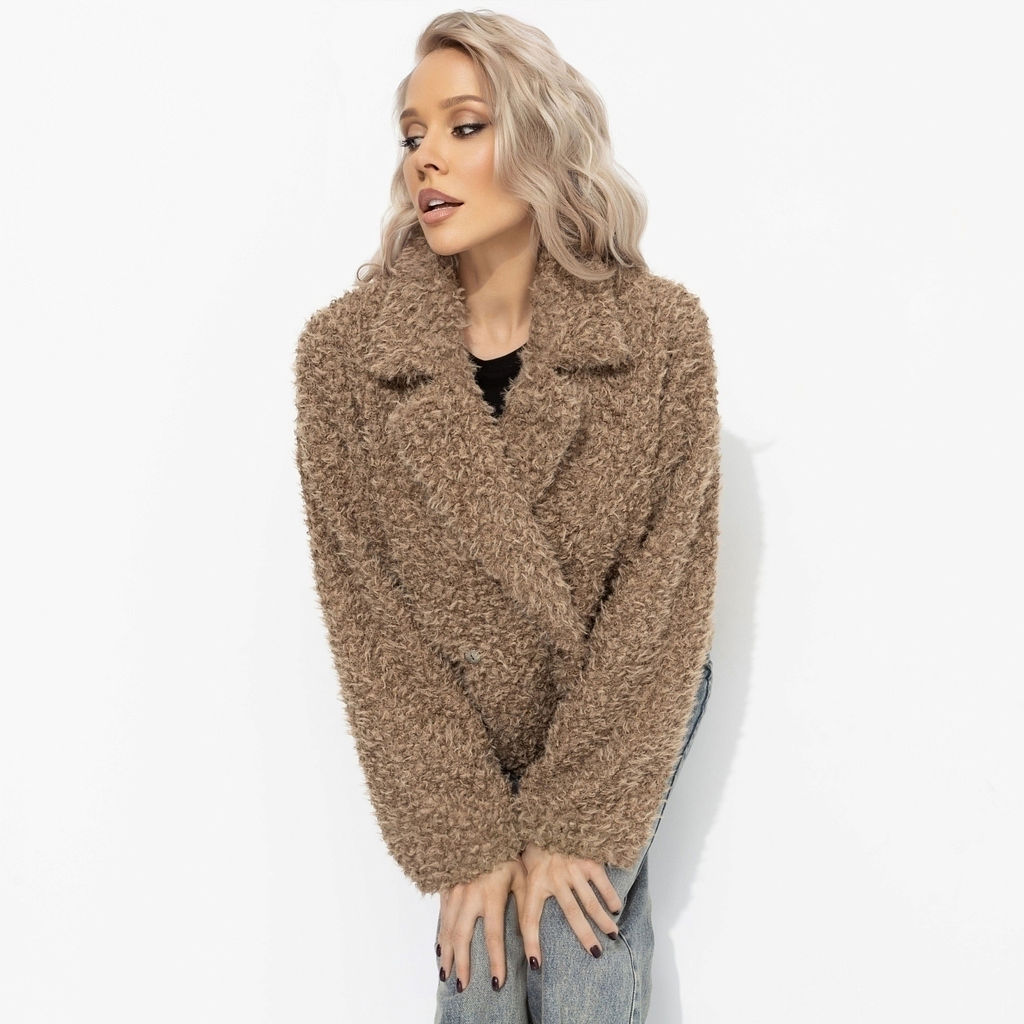 Полупальто с акцентным подкладом, Слишком заметна (oversize, 42-48) - Charutti фото 11