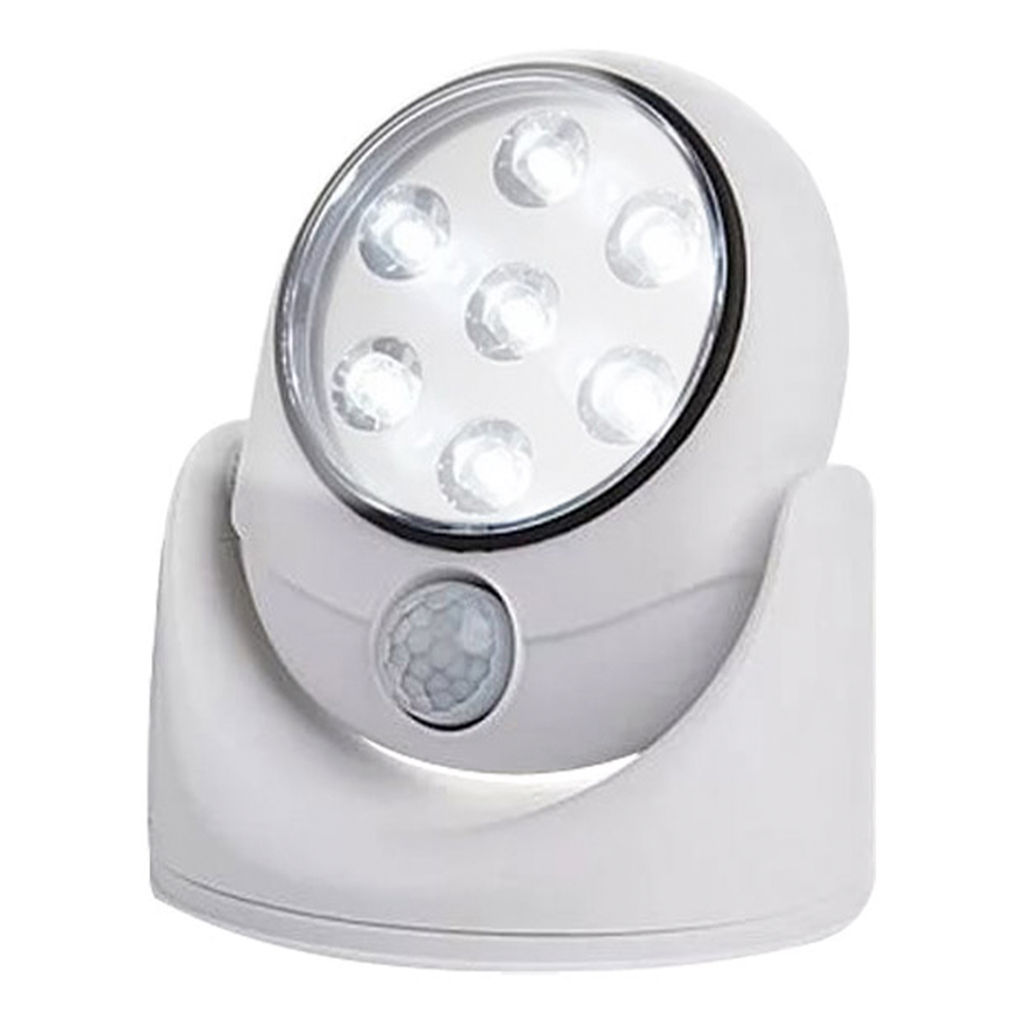 ULK-N21 SENSOR WHITE Светодиодный светильник накладной, с датчиком движения. На батарейках 4АА (не в комплекте). Белый. ТМ Uniel. - Volpe фото 2