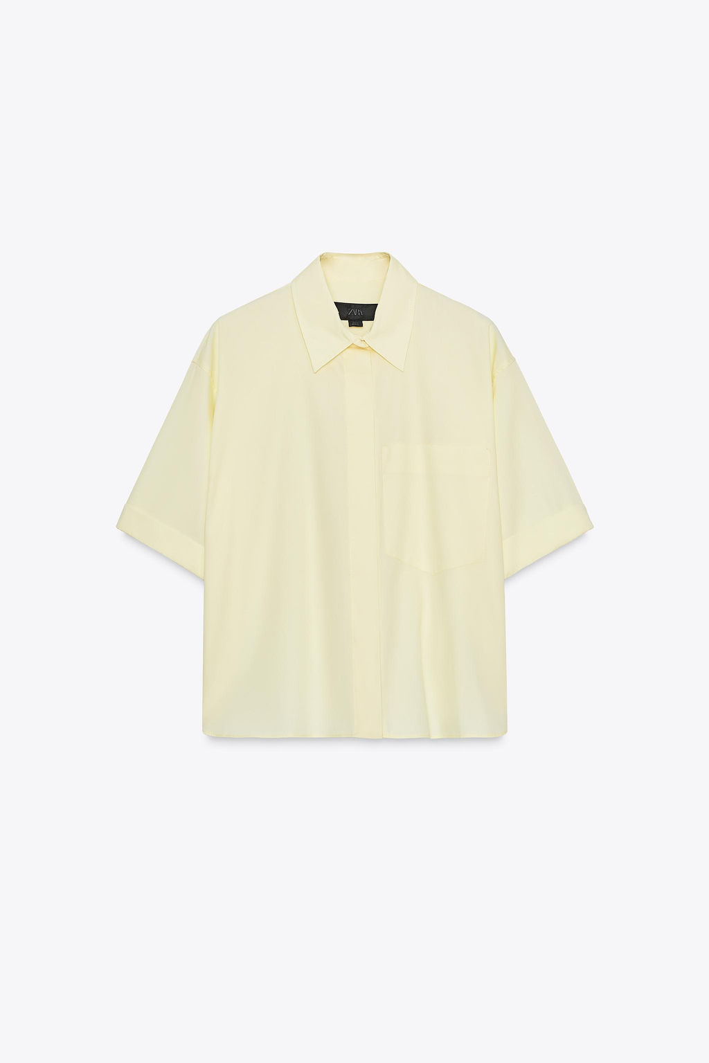 POPLIN SHIRT WITH POCKET - Zara фото 6