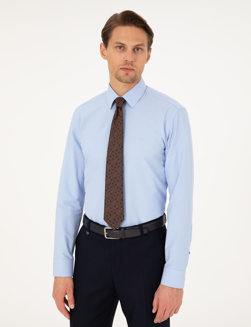 Mavi Slim Fit Uzun Kollu Basic G_mlek - Pierre cardin фото 3