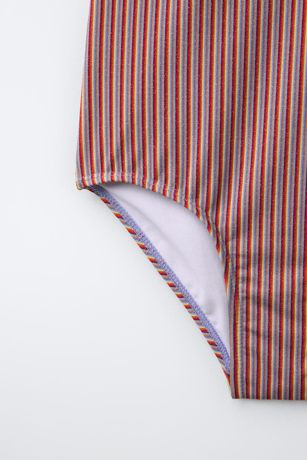 6-14 A?OS/ BA?ADOR ASIM?TRICO RAYAS BRILLO / Azul - Zara фото 4