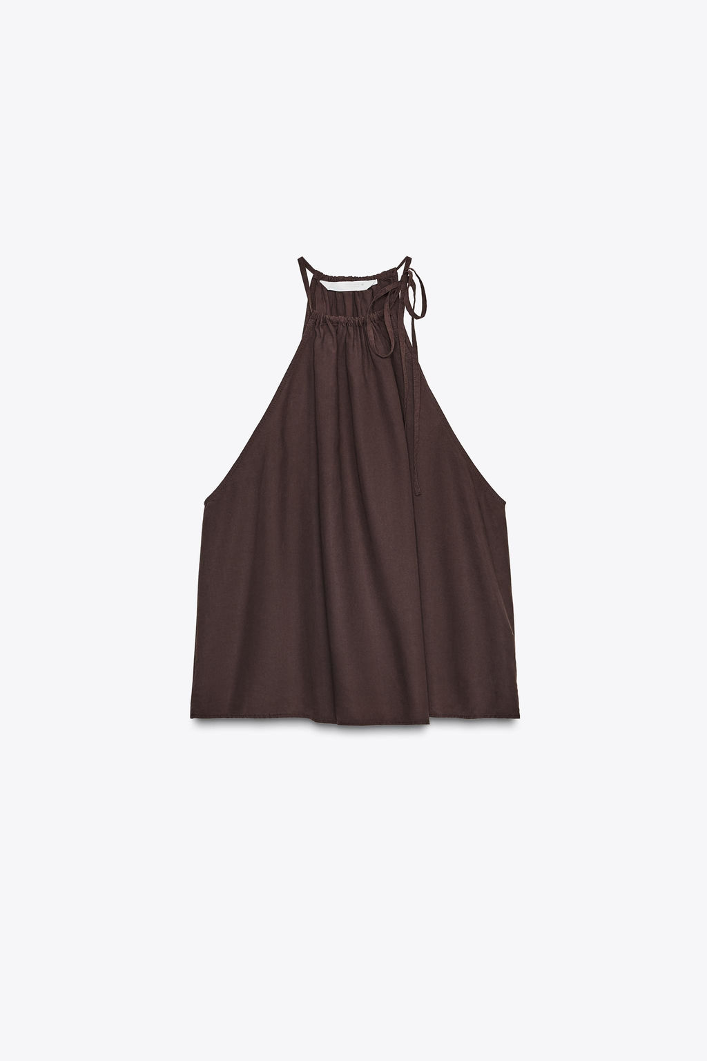 FLOWING HALTER TOP - Zara фото 7