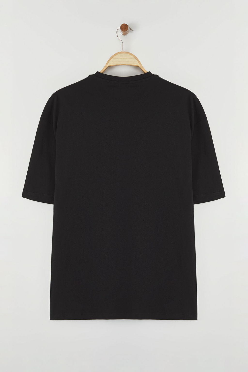 TRENDYOL MAN Siyah Oversize/Genis Kesim Araba Bask?l? %100 Pamuklu T-Shirt TMNSS25TS00159 - Trendyolmilla фото 6