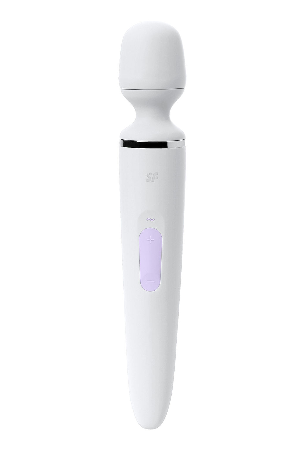 Нереалистичный вибратор Satisfyer Woman Wand, ABS пластик, белый, 34 см.  фото 3