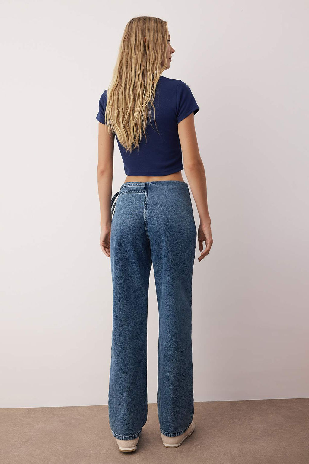 Mavi Kemer Detayl? Normal Bel Wide Leg Jeans TWOAW26JE00137