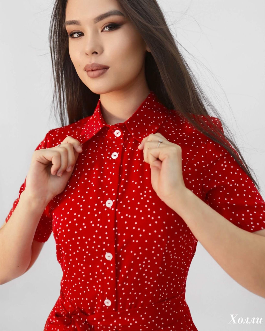 Платье Холли (красный) - Nadi bordo фото 5