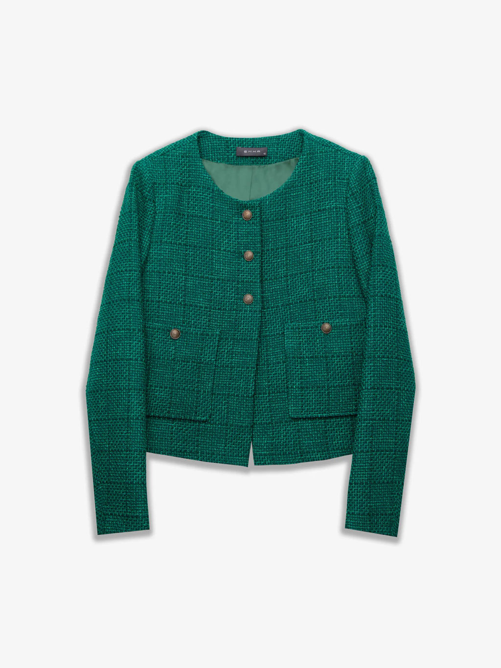 Жакет прямого кроя ML737/malachite - Emka фото 5