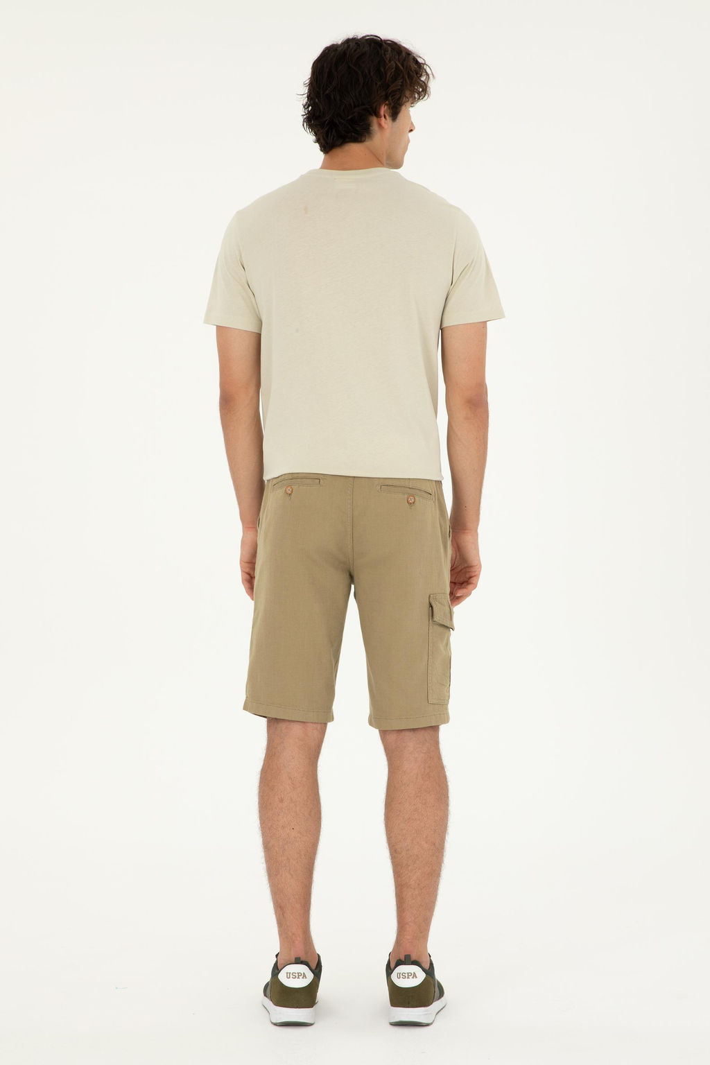 Мужские тканые шорты темно-хаки Неожиданная скидка в корзине - U.s. polo assn фото 10