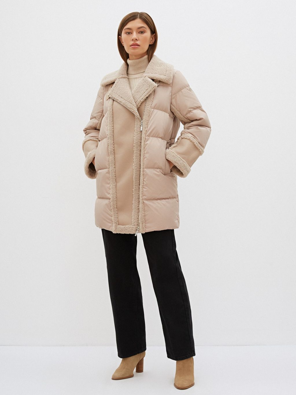 Conso/WDL 210530 - taupe Женский пуховик