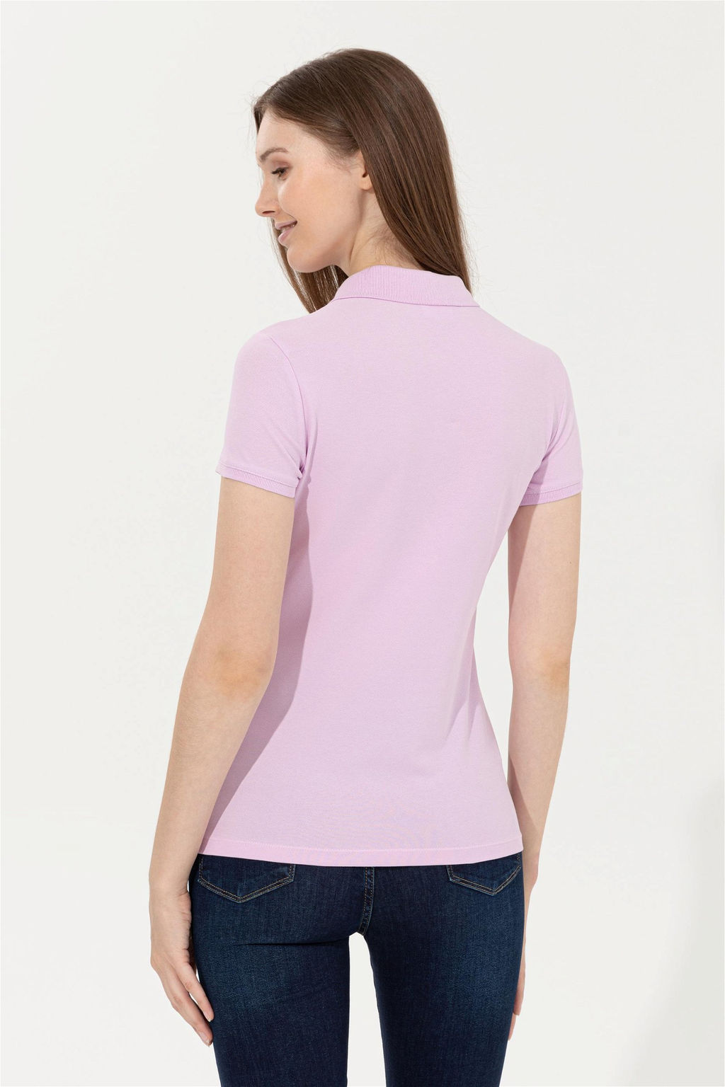 Женская базовая футболка поло Magnolia Неожиданная скидка в корзине - U.s. polo assn фото 5