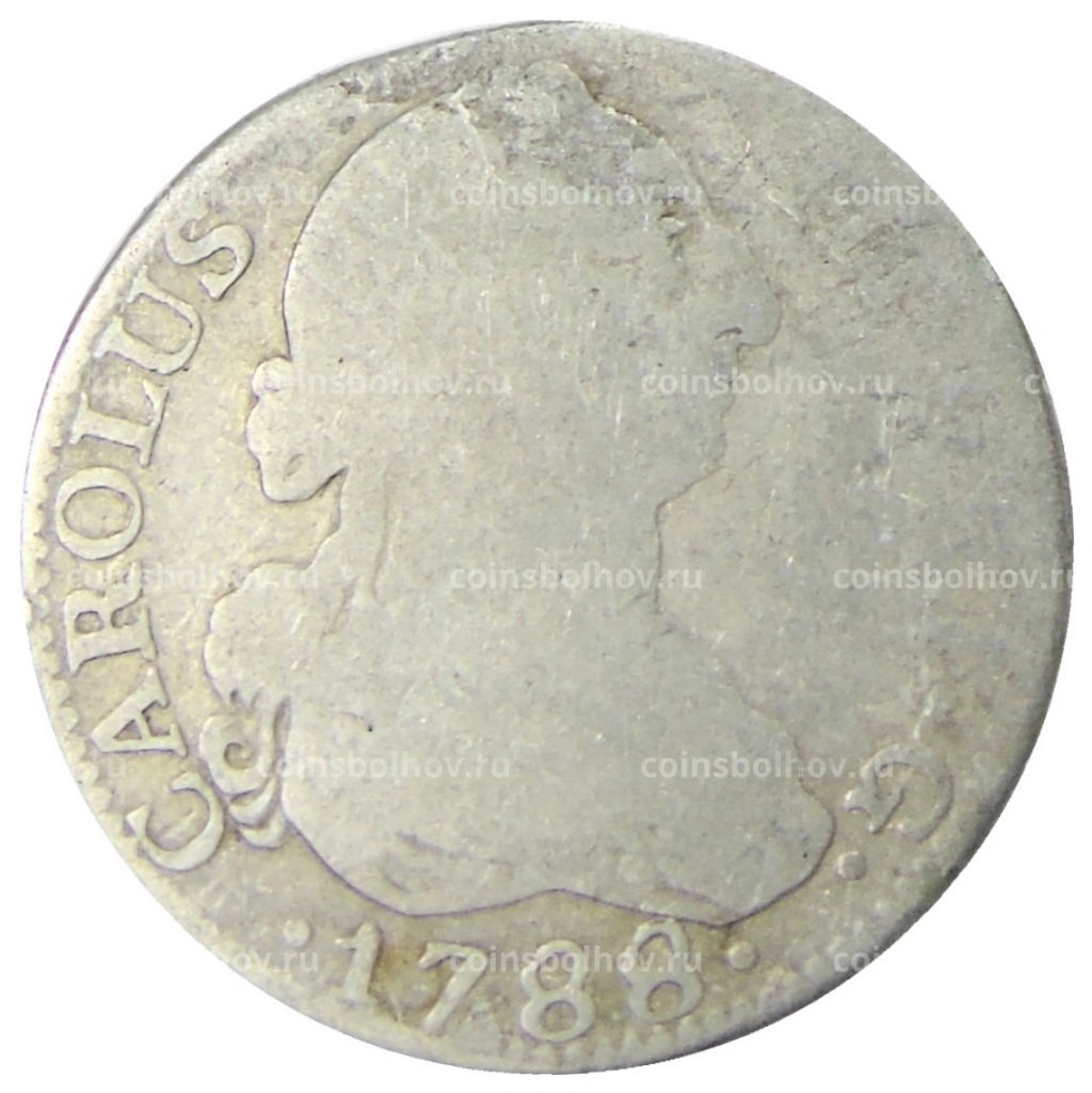 2 реала 1788 года Испания