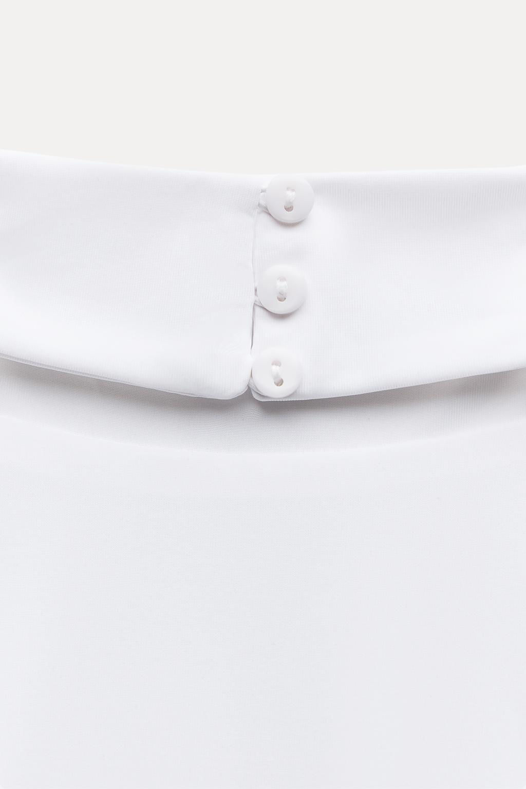 OPEN BACK HALTER BODYSUIT - Zara фото 17