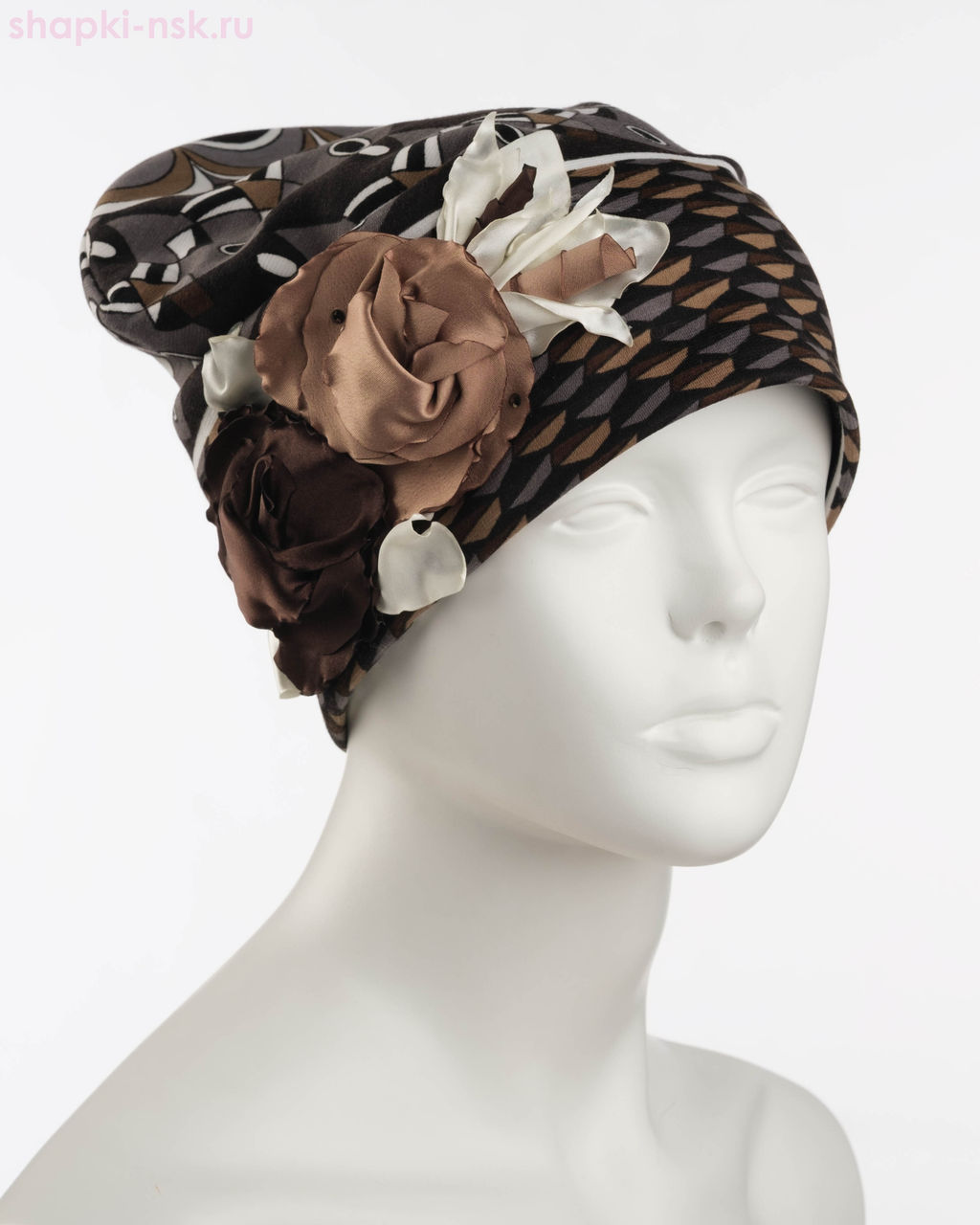 Колпак Розы флис Бини женская флис (56-58)