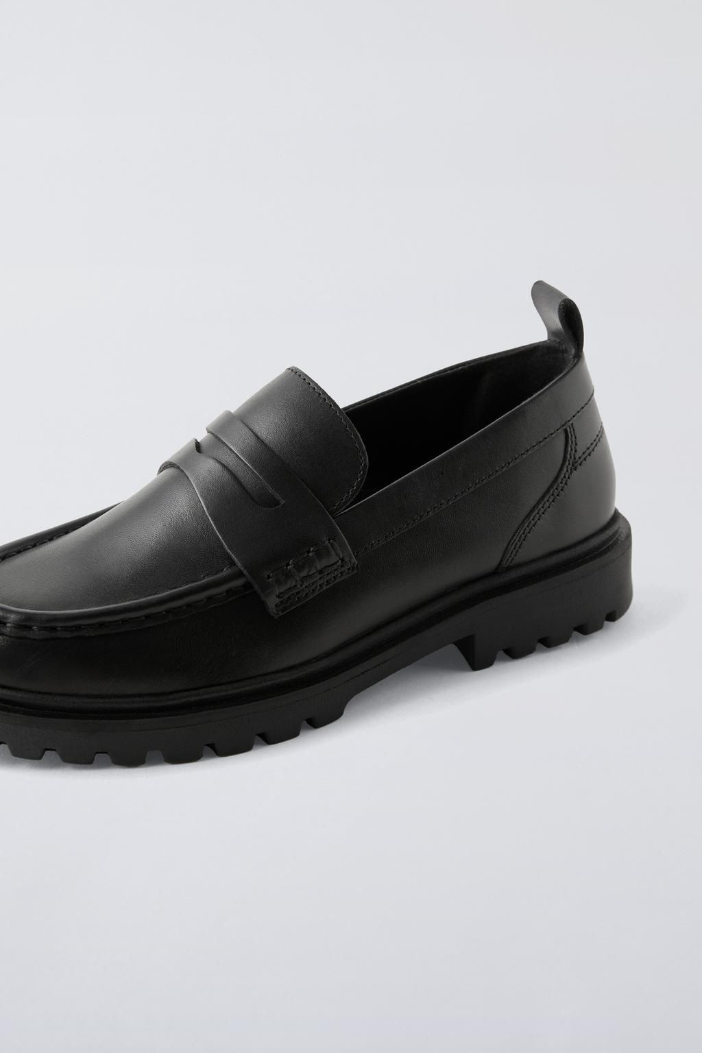 LEATHER SCHOOL SHOES - Zara фото 3