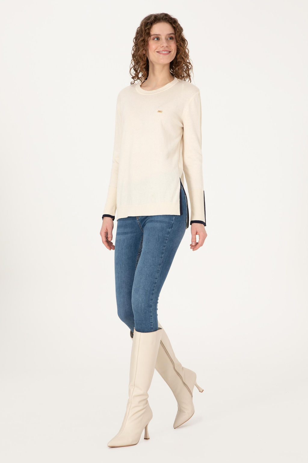 Kad_n Krem Kazak - U.s. polo assn фото 4