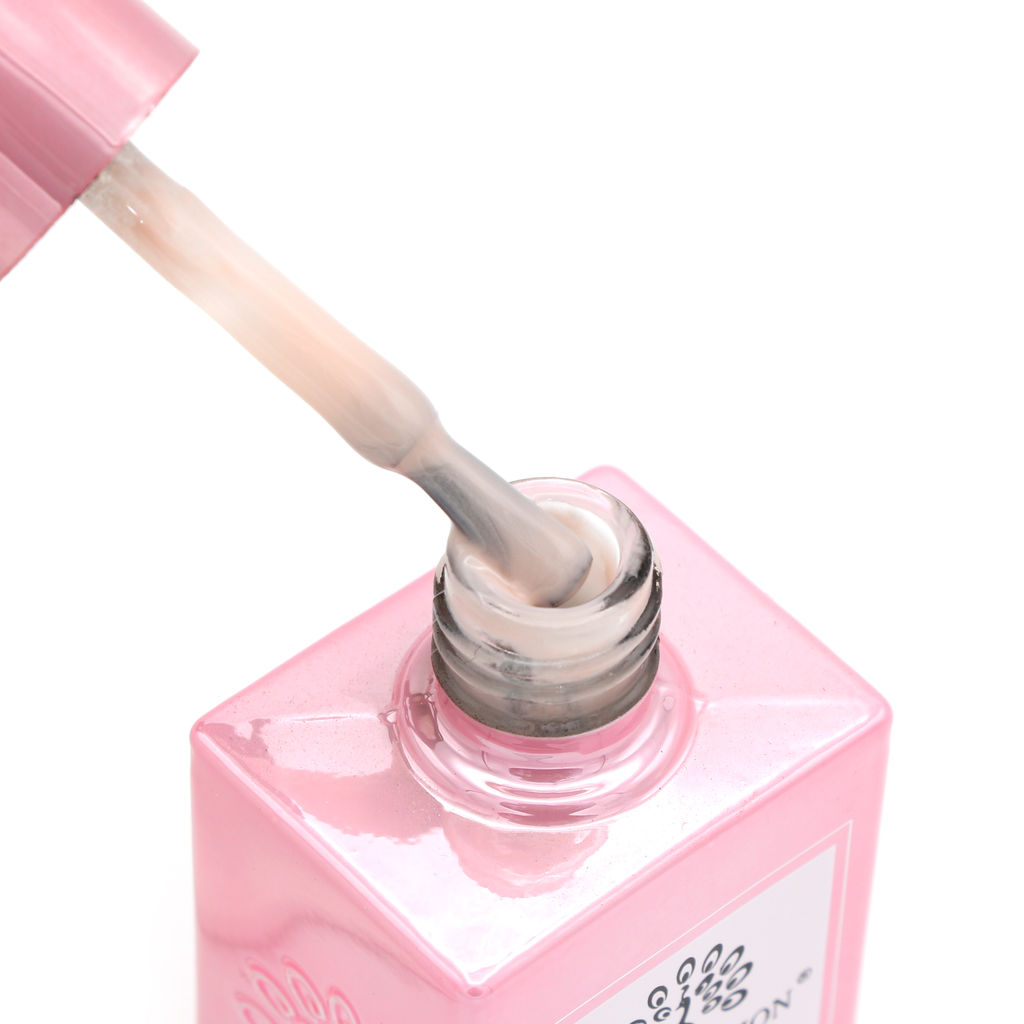 Каучуковая база для гель лака френч, Rubber Base Coat French, 15 мл., Global Fashion 09  фото 9