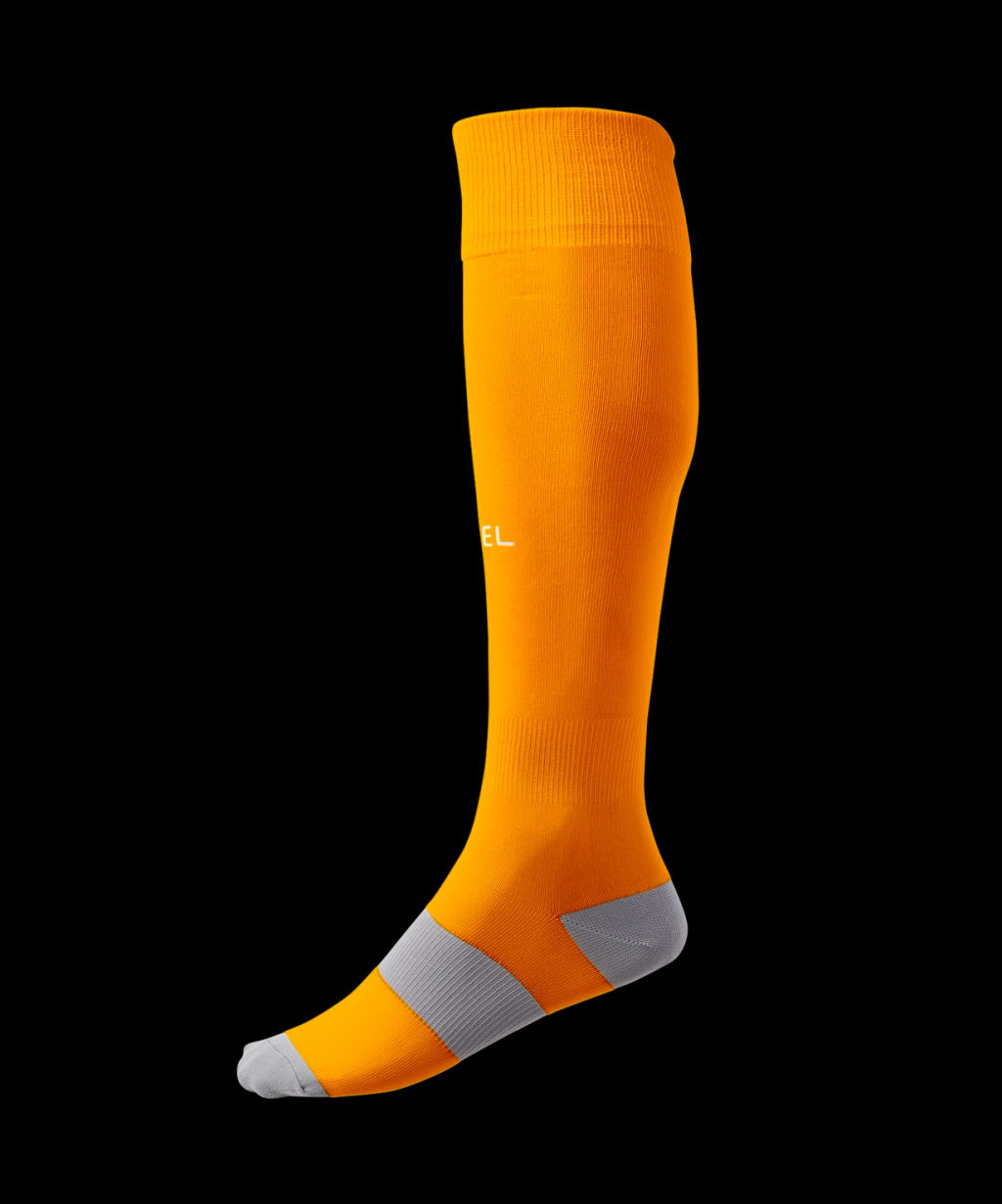 Гетры футбольные JOGEL CAMP BASIC SOCKS, оранжевый/серый/белый  фото 2