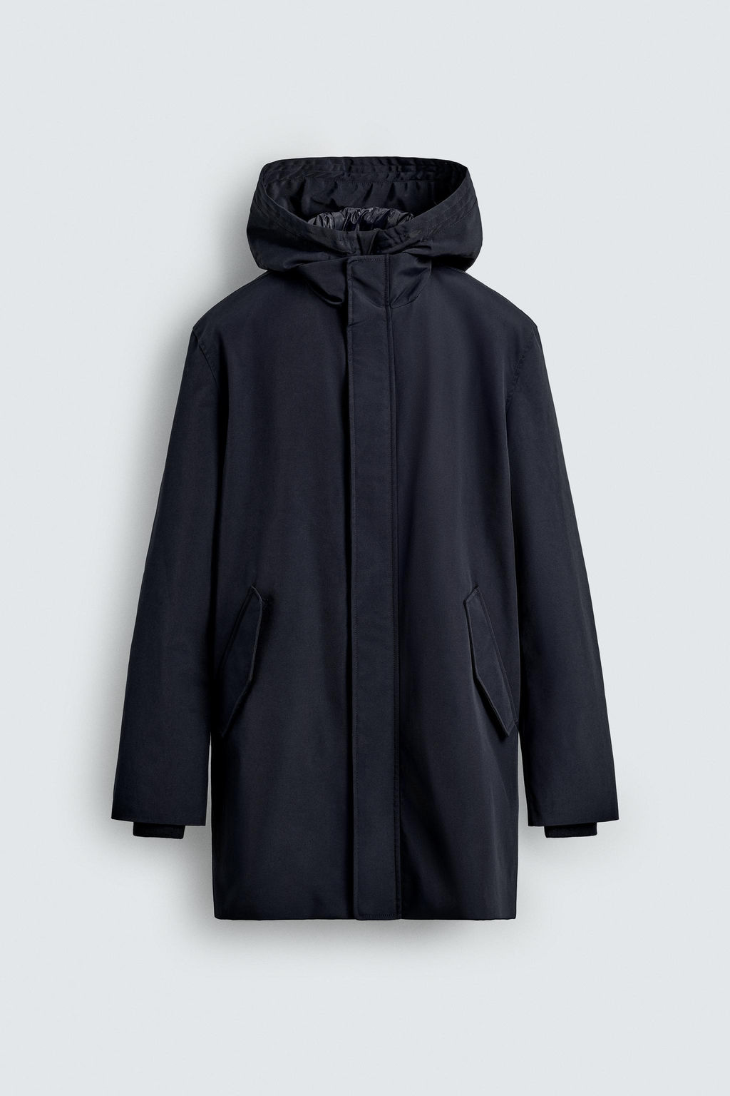 WATER-REPELLENT DETACHABLE TECHNICAL PARKA - Zara фото 8