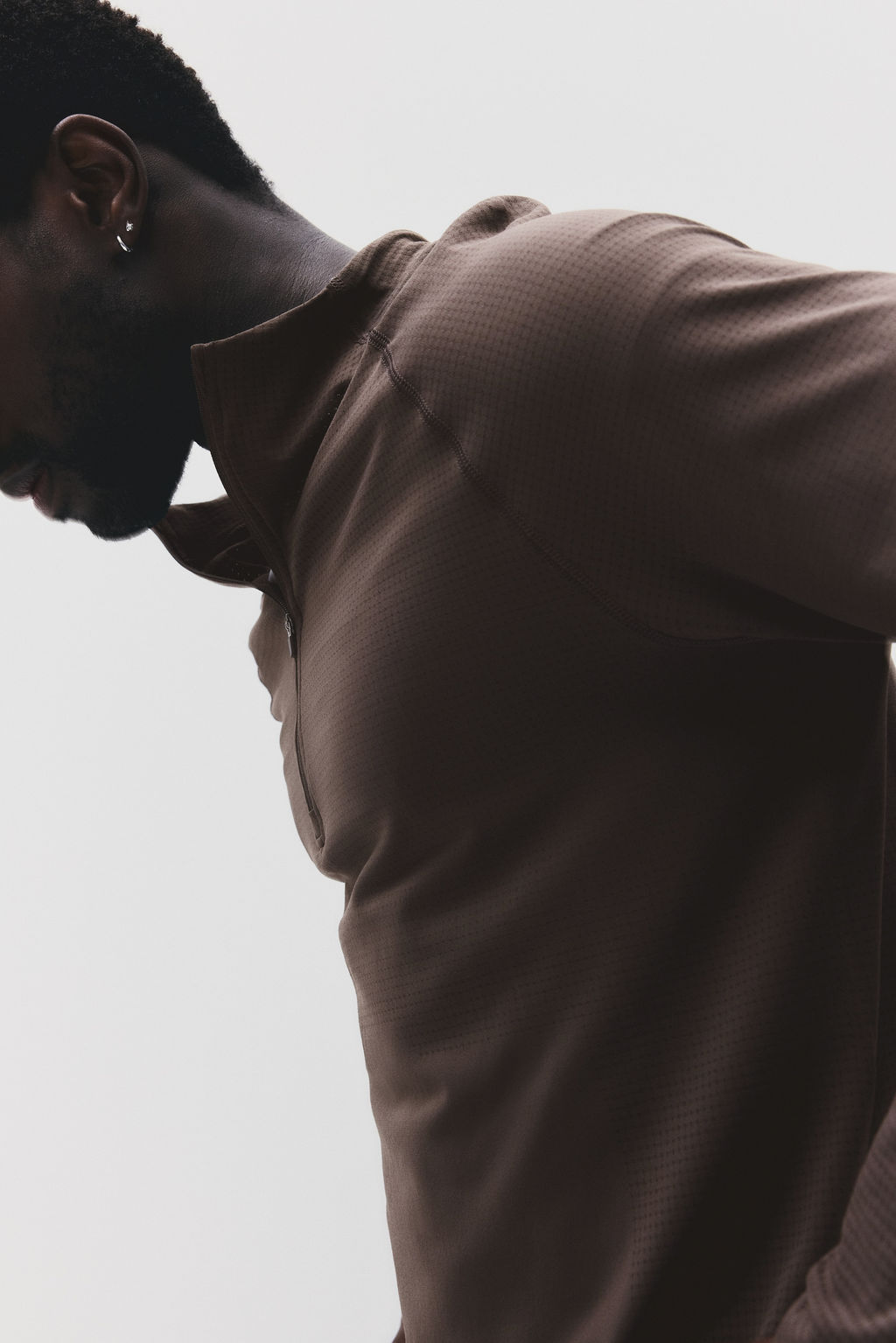 Muscle Fit Zip top sports top with DryMove - H&m фото 9