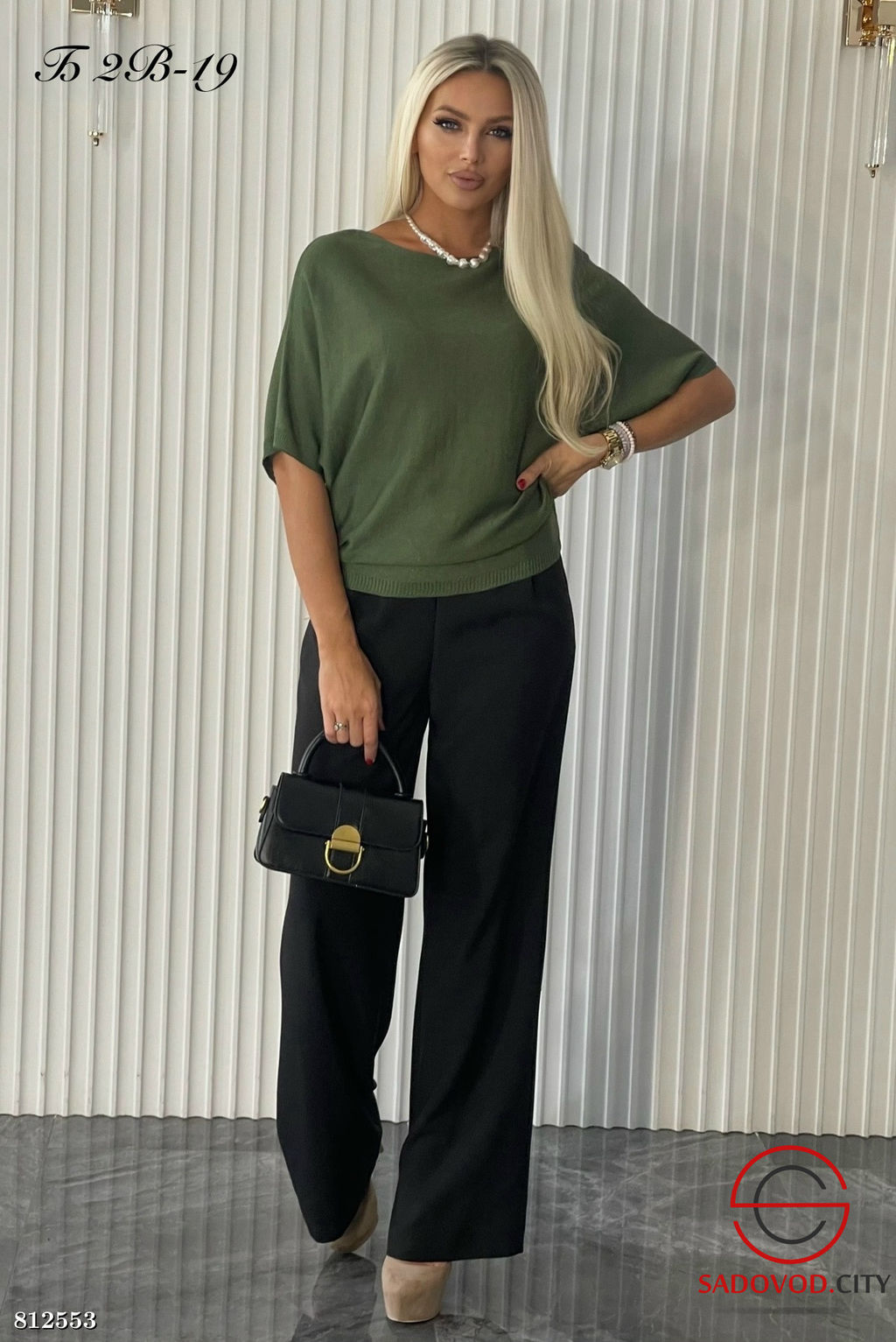 Джемпер женский (летучая мышь)