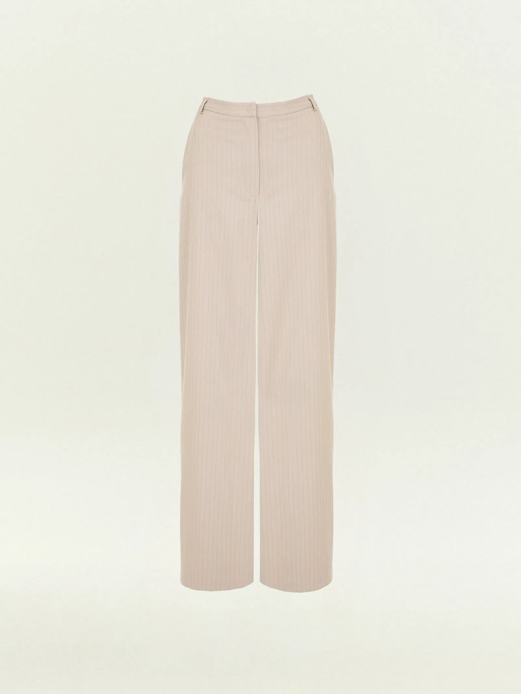 Брюки широкого кроя в полоску, D487/ginger - Emka фото 6