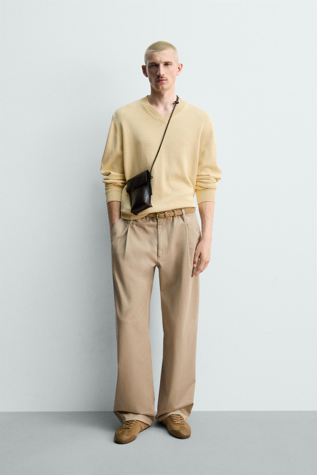 JERSEY REGULAR FIT ALGOD?N / Vainilla