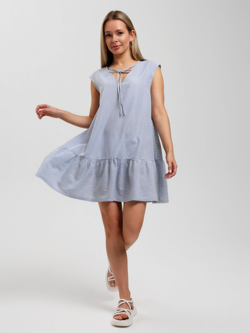 VIOTEX Платье Валерия-2 в модную полосочку - Виотекс фото 48