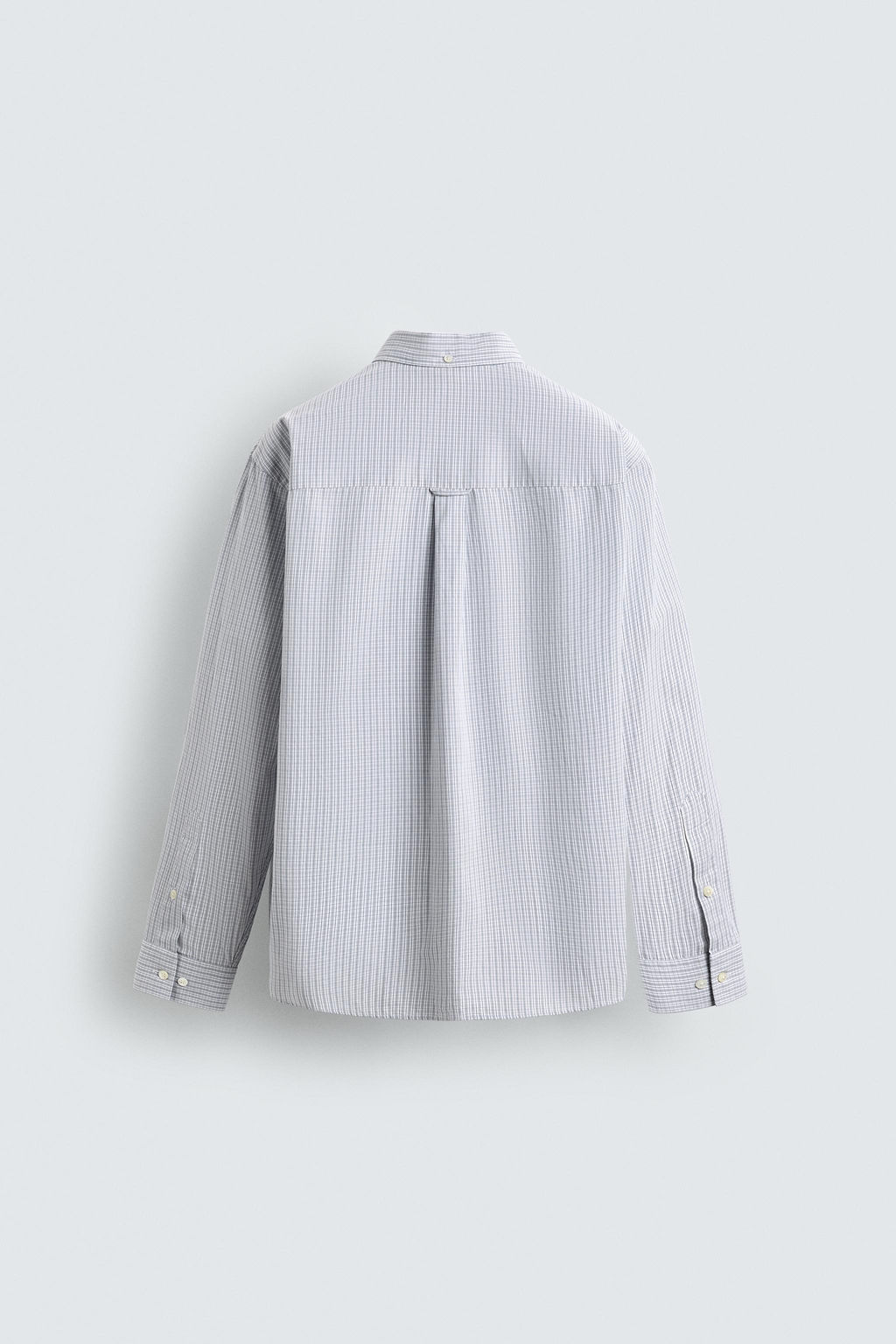 CAMISA POPEL?N CUADROS / Celeste - Zara фото 8