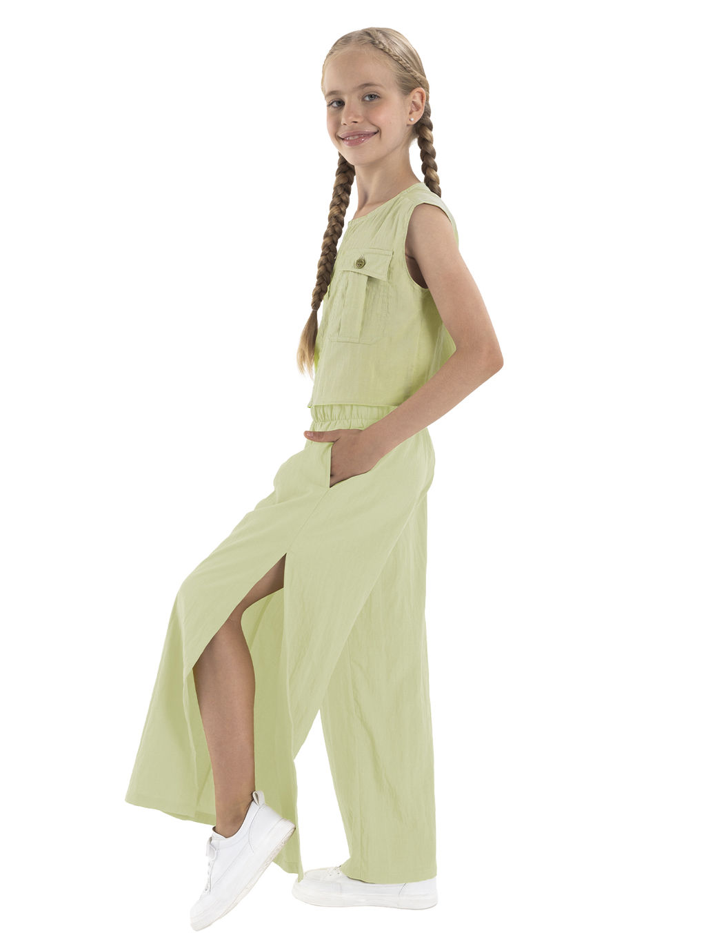 Брюки для девочки О57020 - Карамелли фото 3