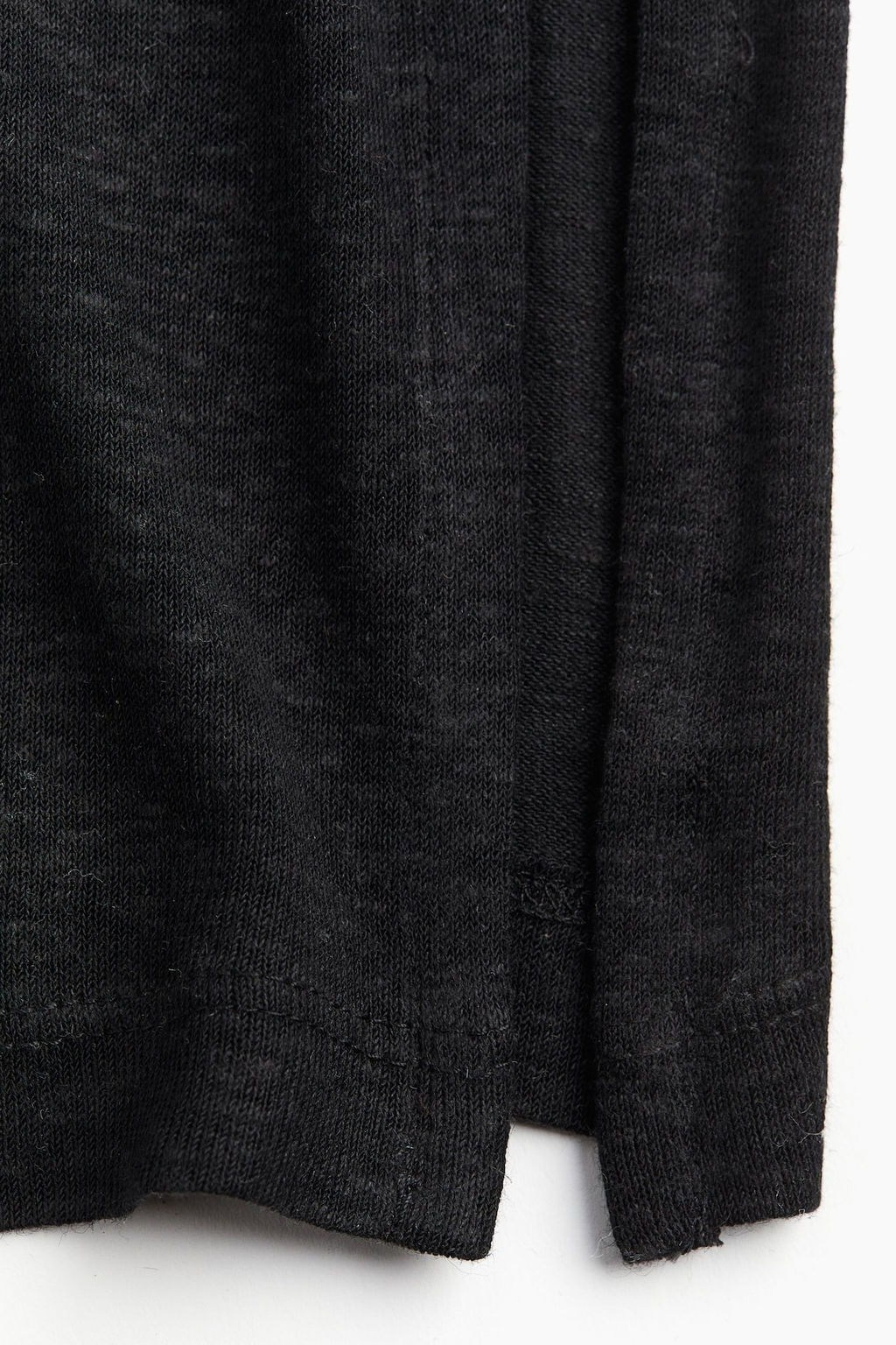 Vestido midi en mezcla de lino - H&m фото 6