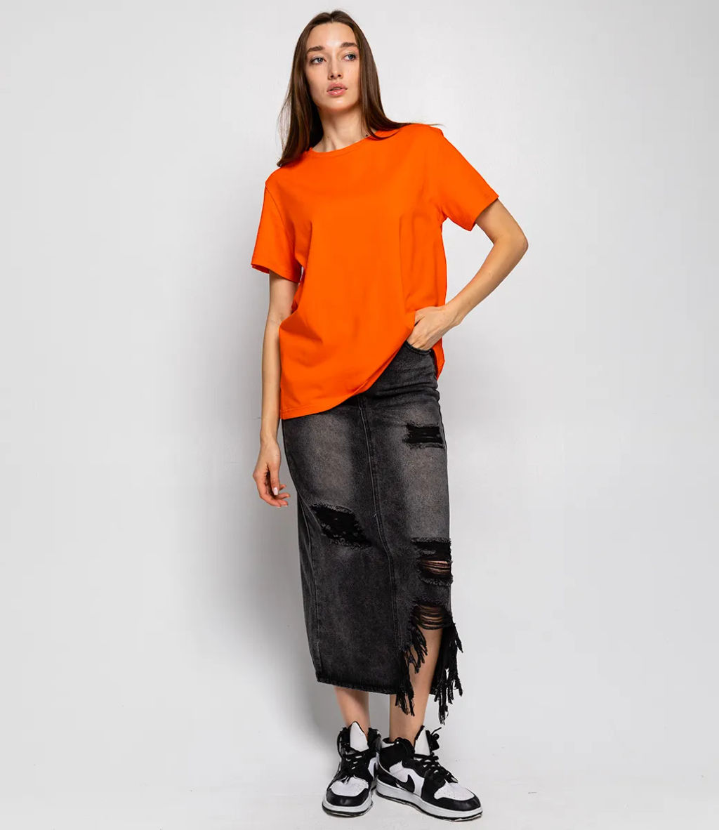 Футболка #1S600, апельсин
