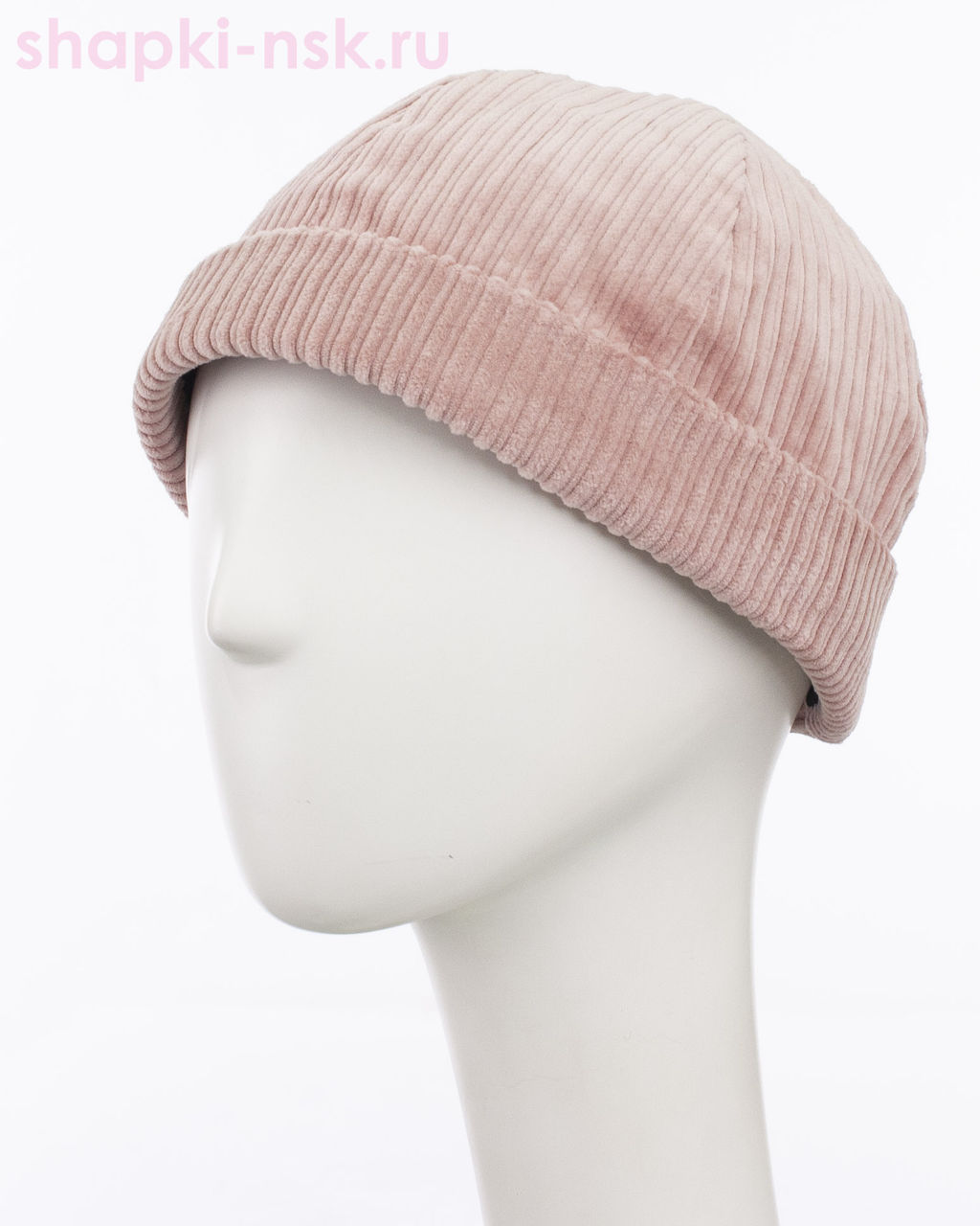 Докер вельвет на тр.подкл. Шапка (56-58)