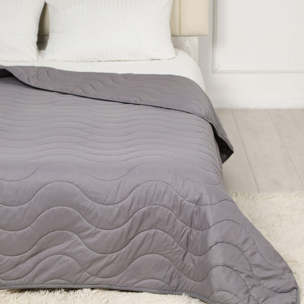 АРТ 151 Покрывало (микрофайбер) 150*210 "Gray"