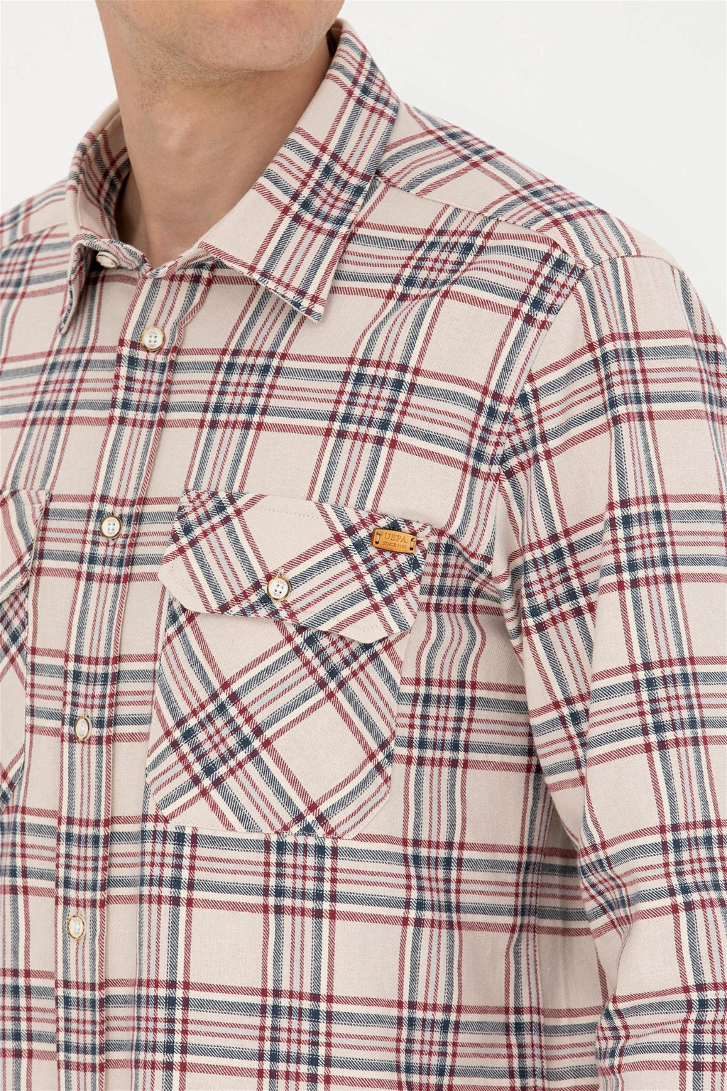 Мужская рубашка с длинным рукавом Stone - U.s. polo assn фото 14