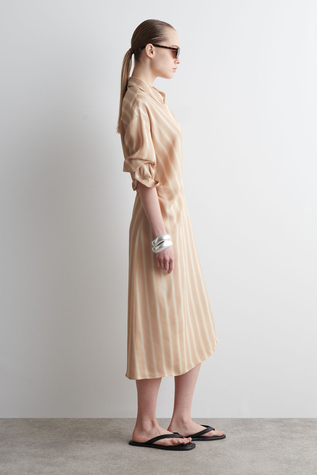 VESTIDO CAMISERO MIDI CRUZADO - H&m фото 3