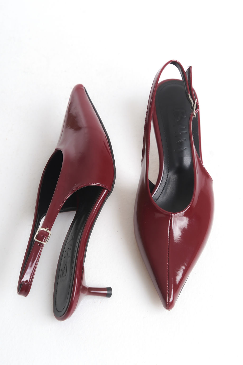 Trendyol Shoes Bordo Rugan Sivri Burun Kad?n Kitten Topuklu Ayakkab? TAKSS25TO00073 - Trendyolmilla фото 6