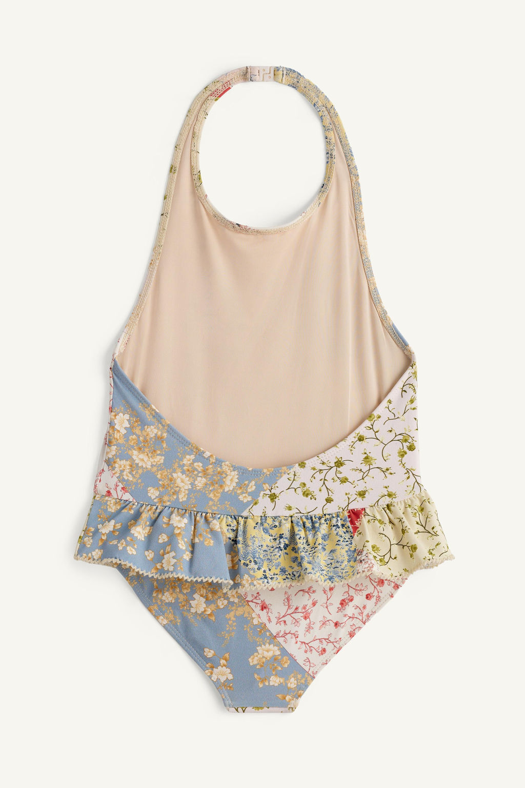 BA?ADOR PATCHWORK CUELLO HALTER LIMITED EDITION / Crudo / Vigor? - Zara фото 4