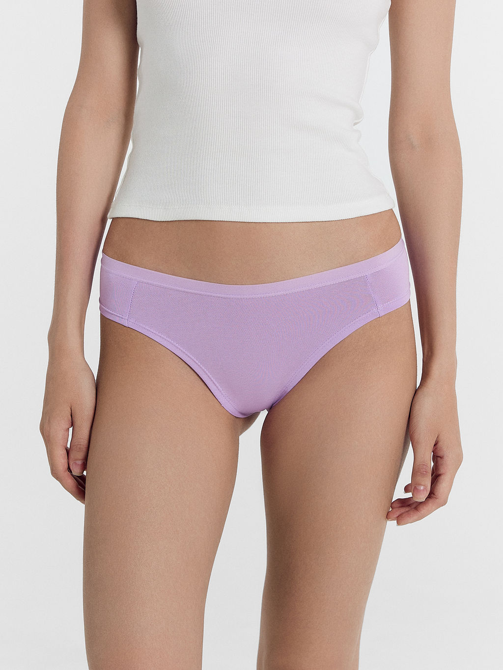 Цена за 2 штуки! Трусы женские бразилиана в сиреневом цвете сирень 412247H - Mark formelle фото 2
