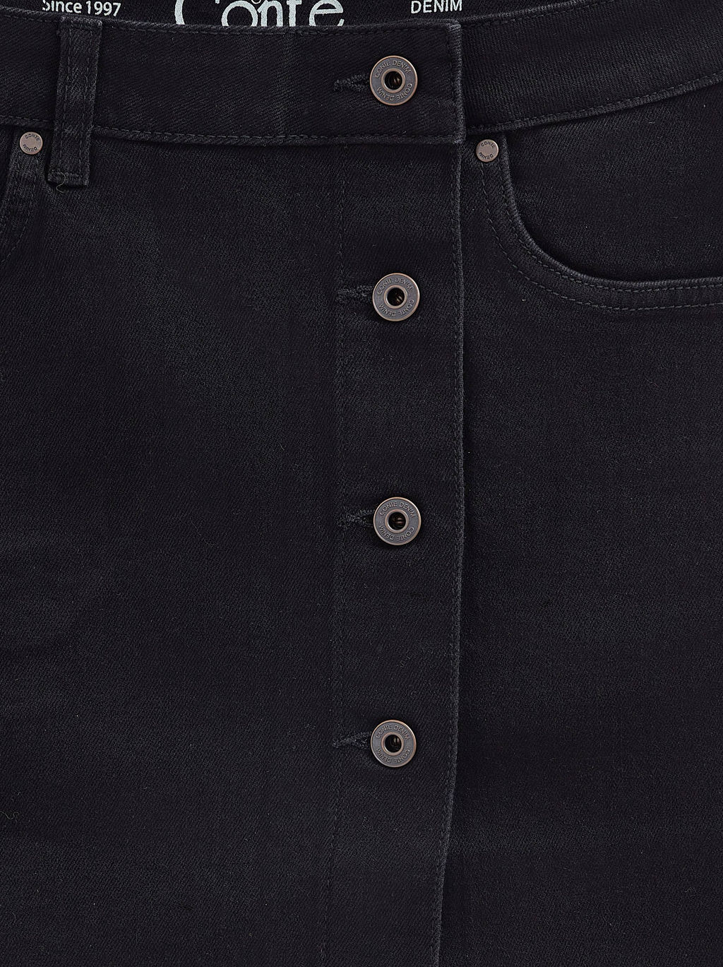 CONTE CON-708 Юбка джинсовая женская black