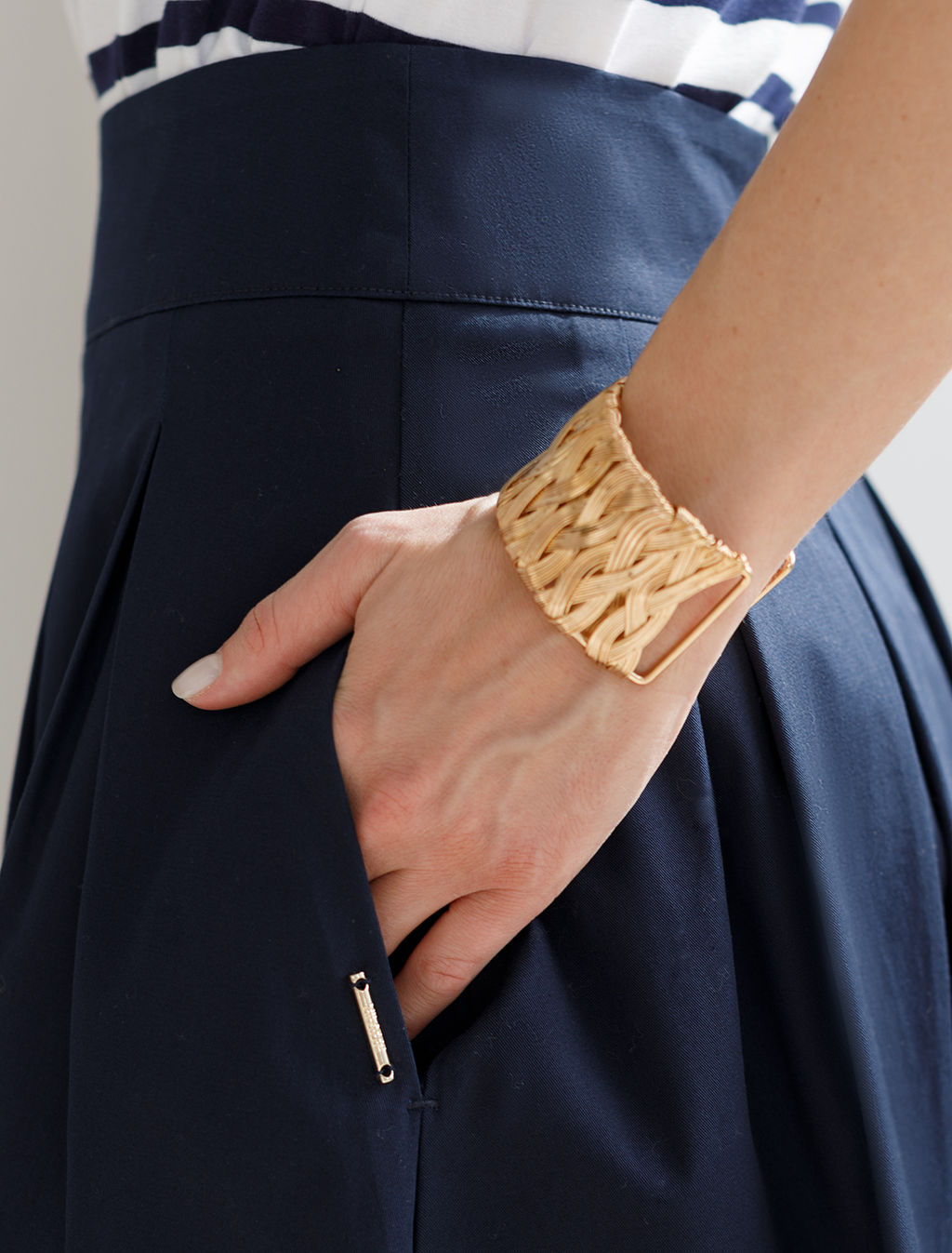 Юбка-миди свободного силуэта - Vilatte фото 2