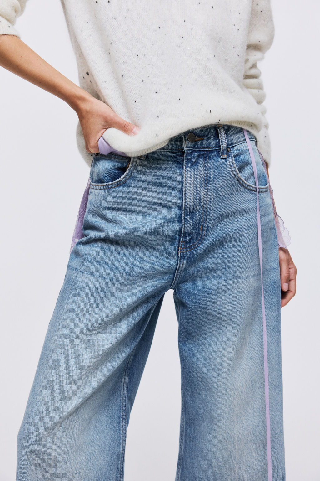 Bootcut High Jeans - H&m фото 6