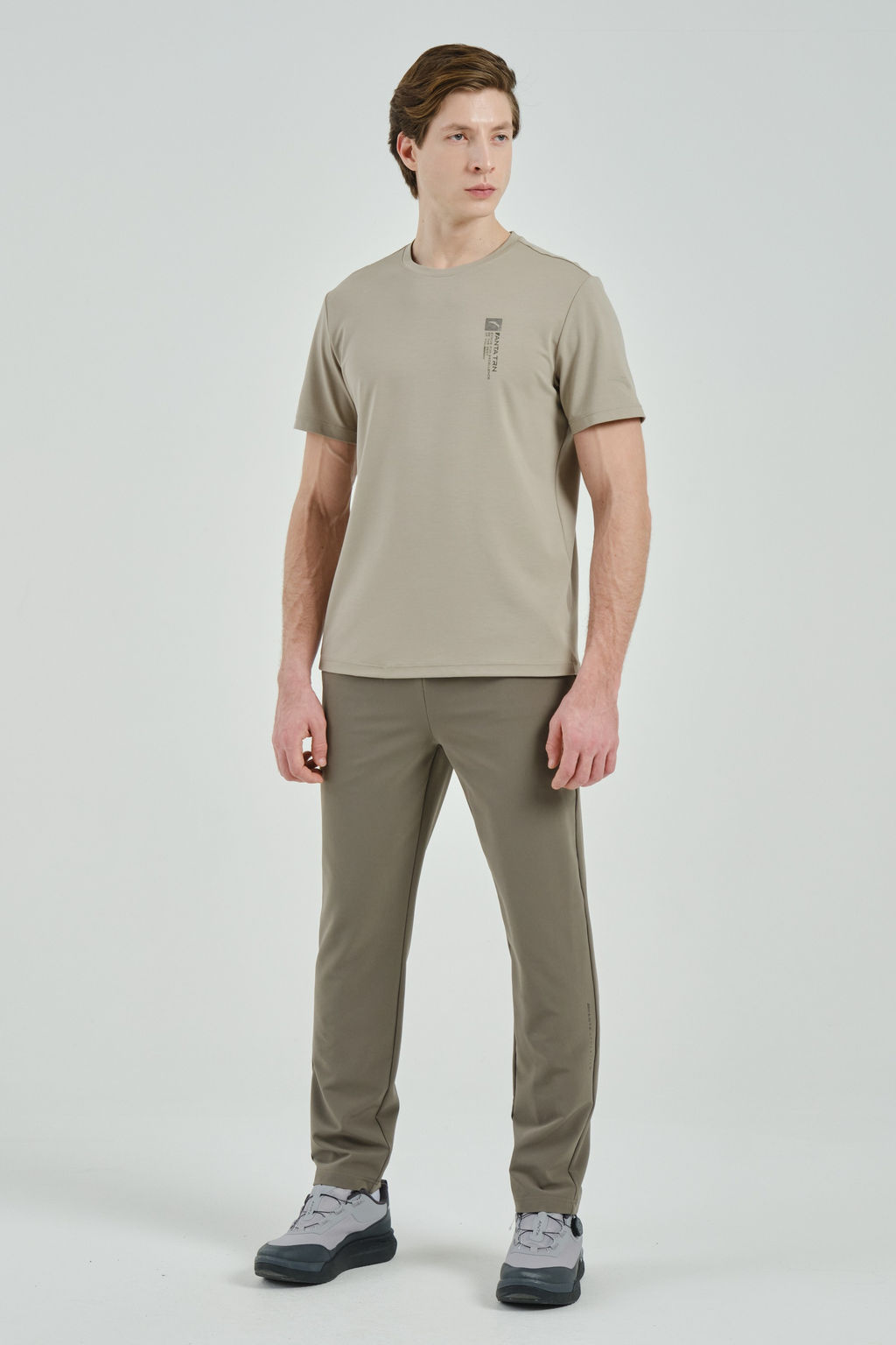 Брюки текстильные Темно-зеленый - Anta фото 2