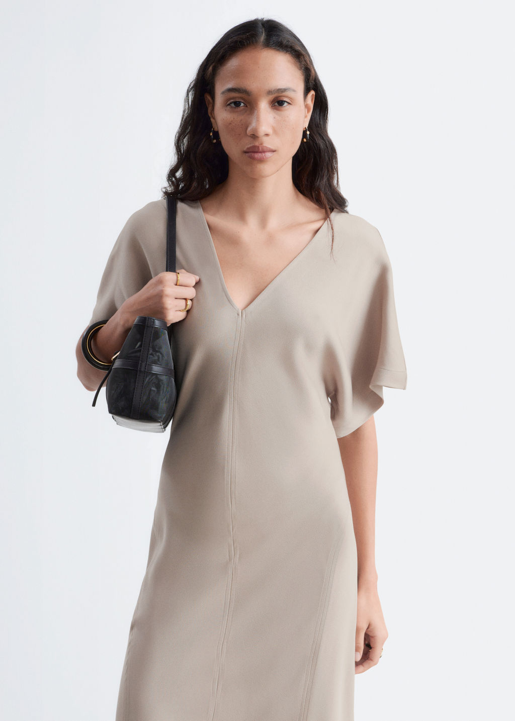 Maxivestido con escote en pico - H&m фото 6