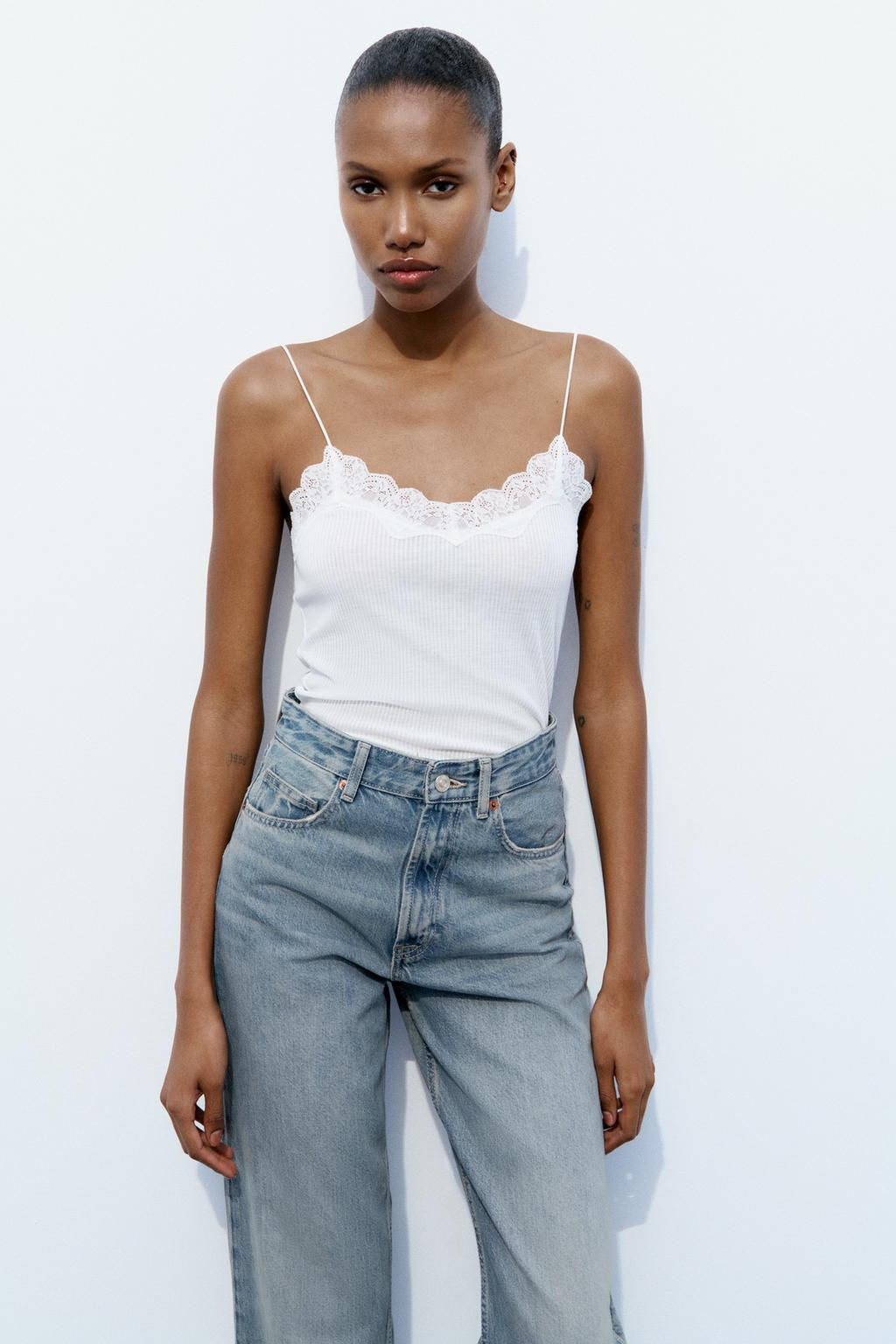TRF WIDE-LEG HIGH-WAIST JEANS - Zara фото 11